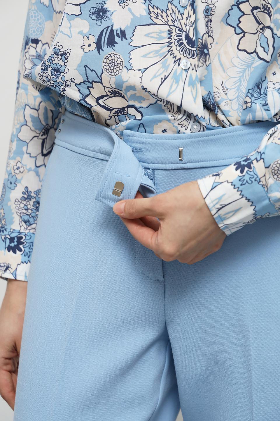 Брюки классические Olsen голубые