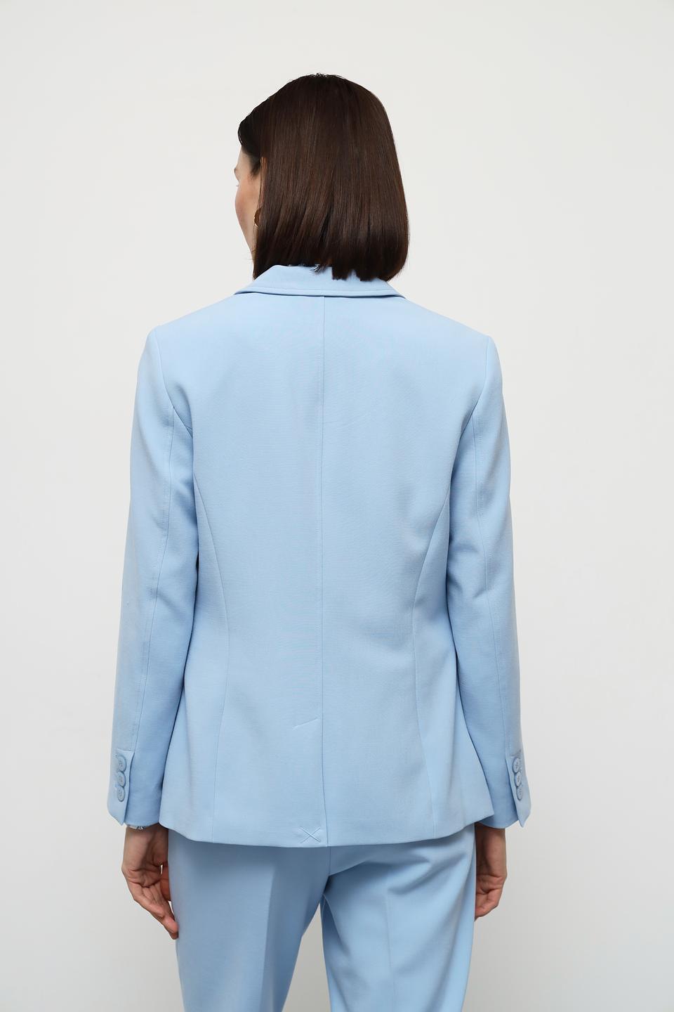 Жакет Olsen голубой приталенный