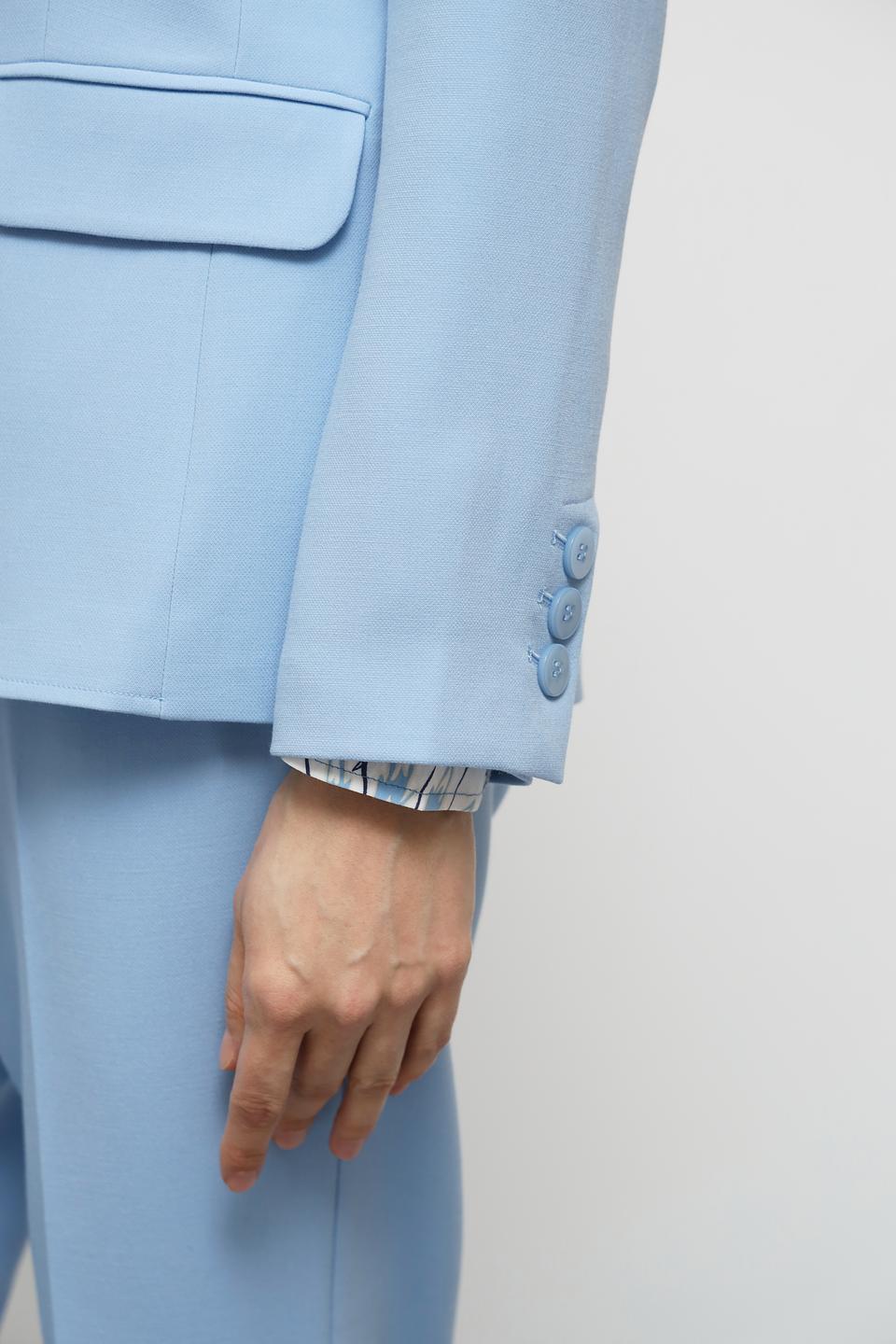 Жакет Olsen голубой приталенный