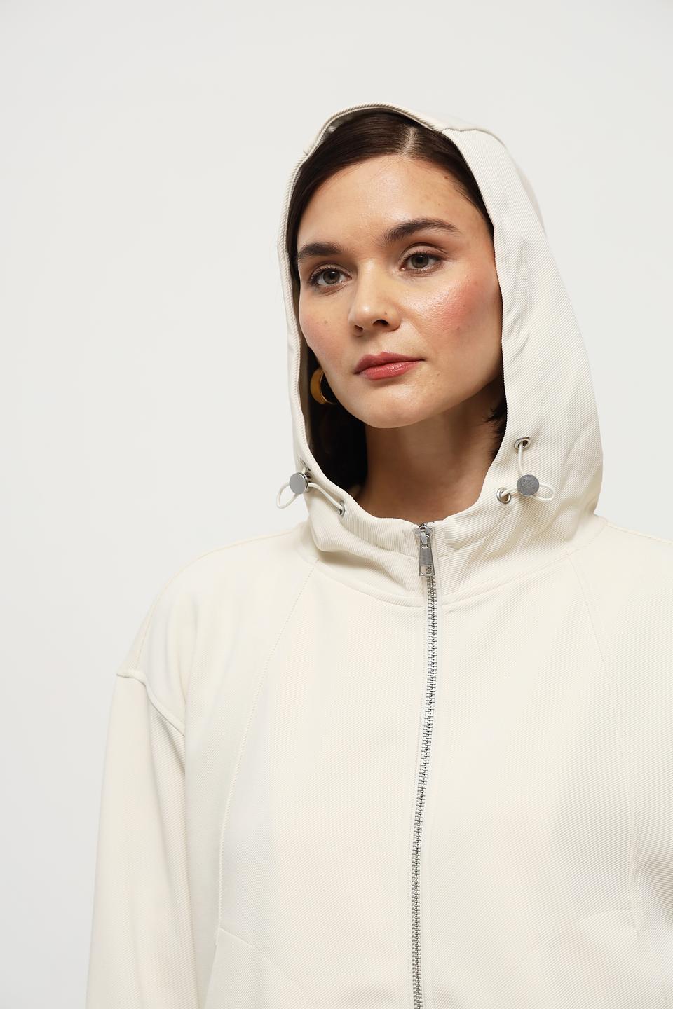 Жакет Olsen с капюшоном бежевый