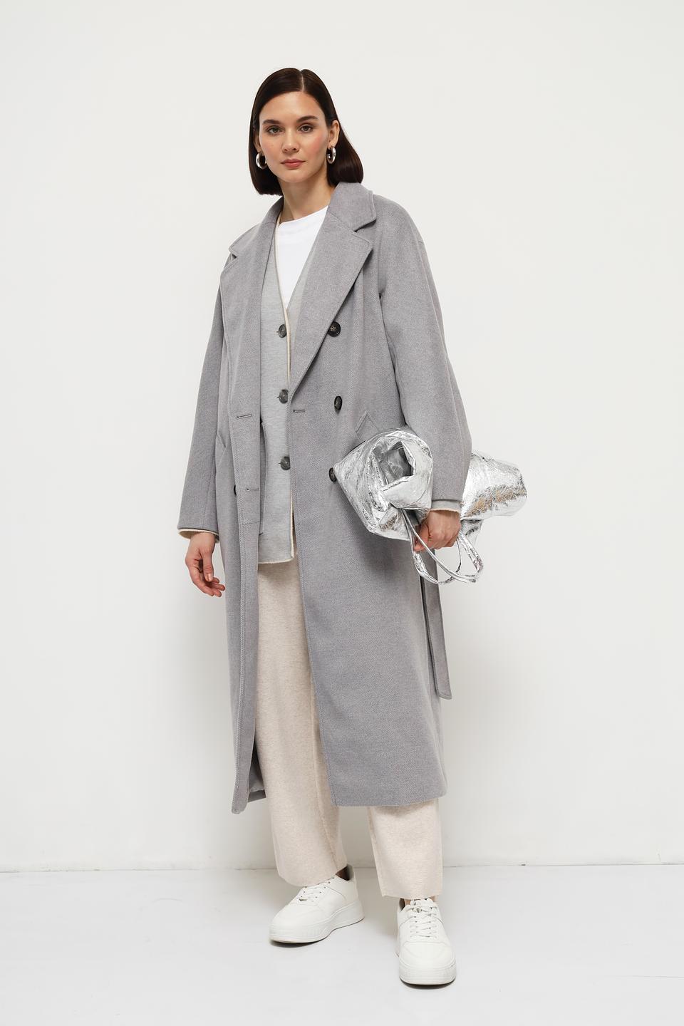 Пальто Electra style серое