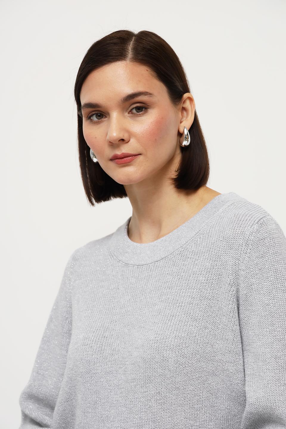 Пуловер Monari серый меланж