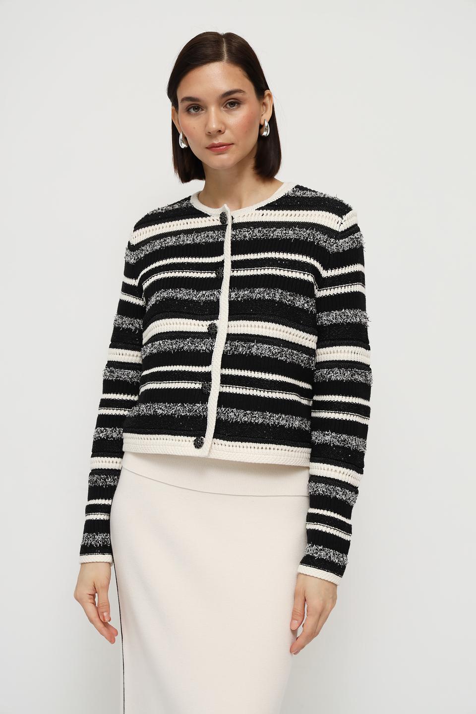 Жакет Oui в полоску