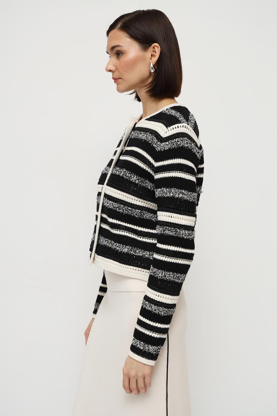 Жакет Oui в полоску