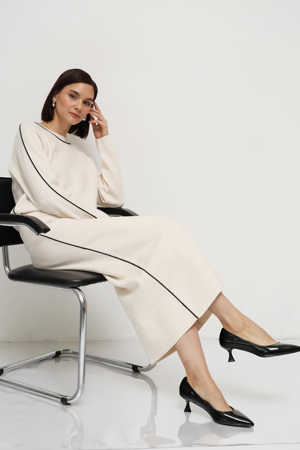 Пуловер Oui с полоской