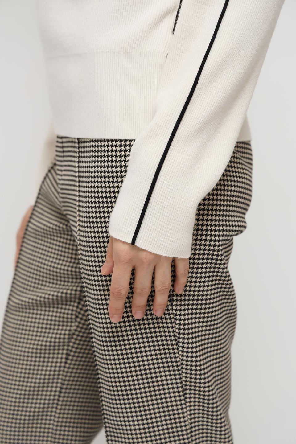 Пуловер Oui с полоской