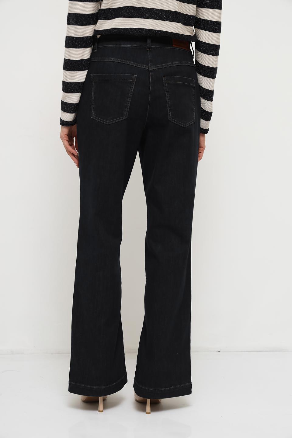 Джинсы Bianca клеш тёмно-синие