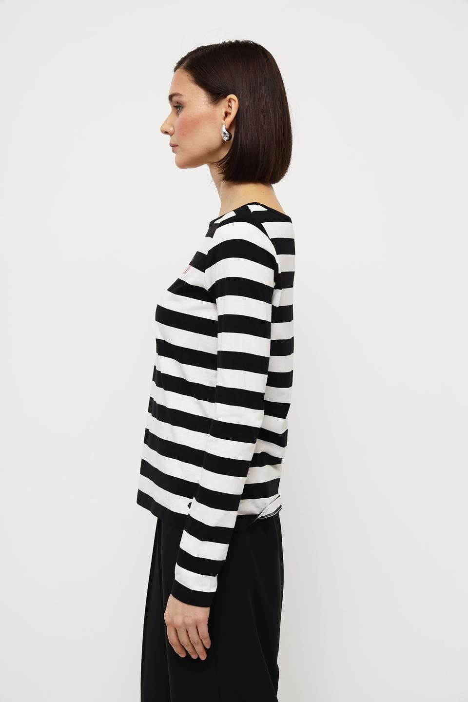 Лонгслив Monari в полоску