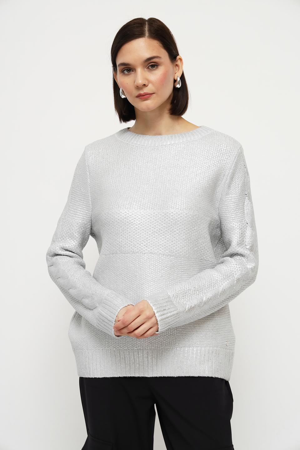 Пуловер Monari серебристый