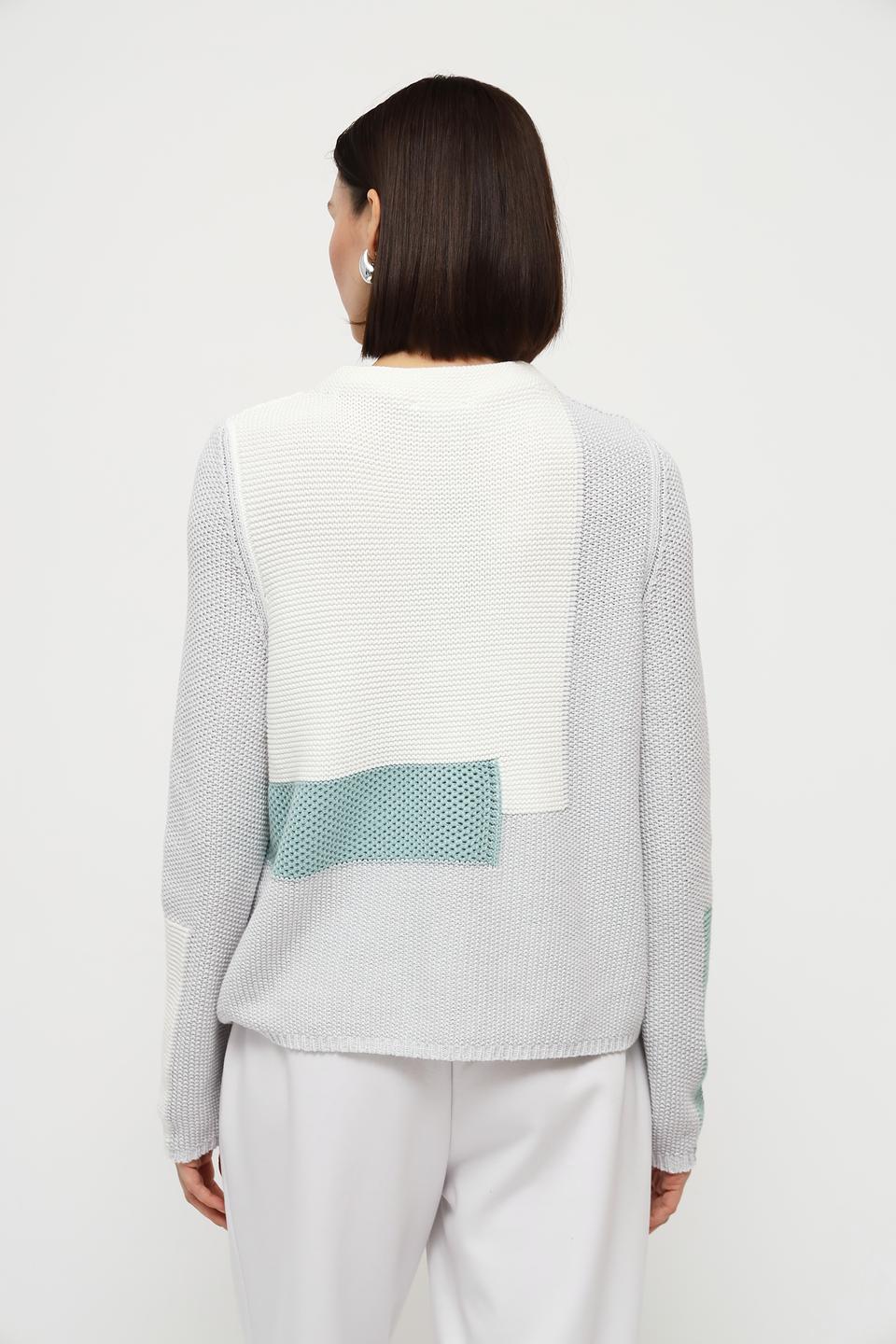 Пуловер Monari комбинированный серый