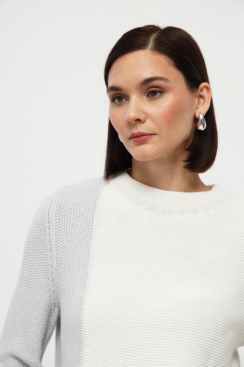 Пуловер Monari комбинированный серый