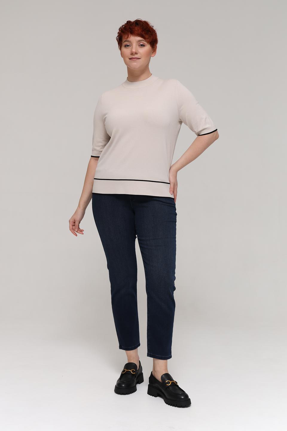 Джинсы Rabe collection темно-синие с эластичным поясом