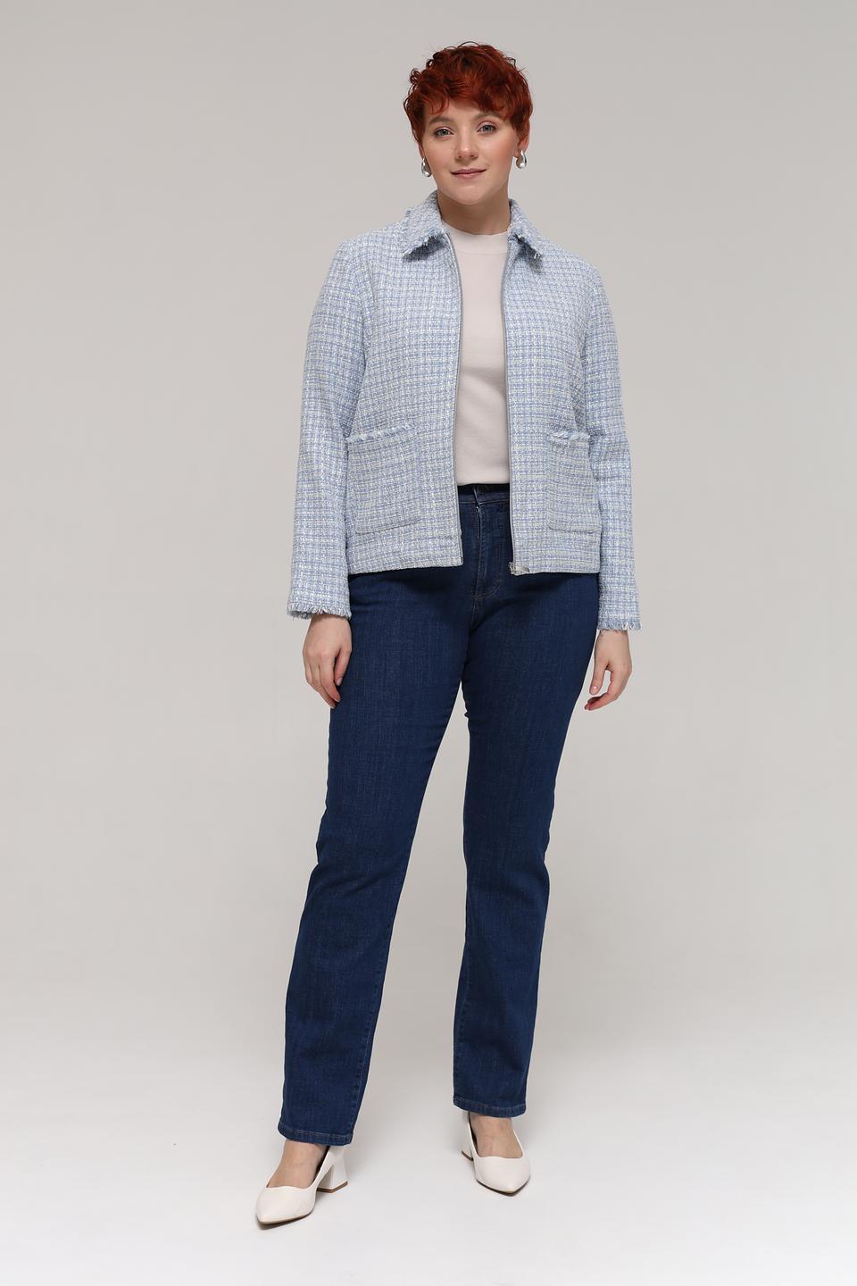 Жакет на молнии Olsen в клетку