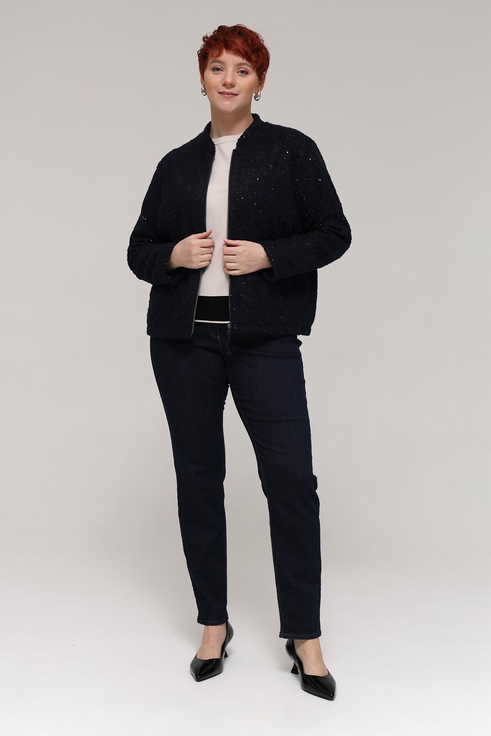 Жакет Rabe collection чёрный с блестками
