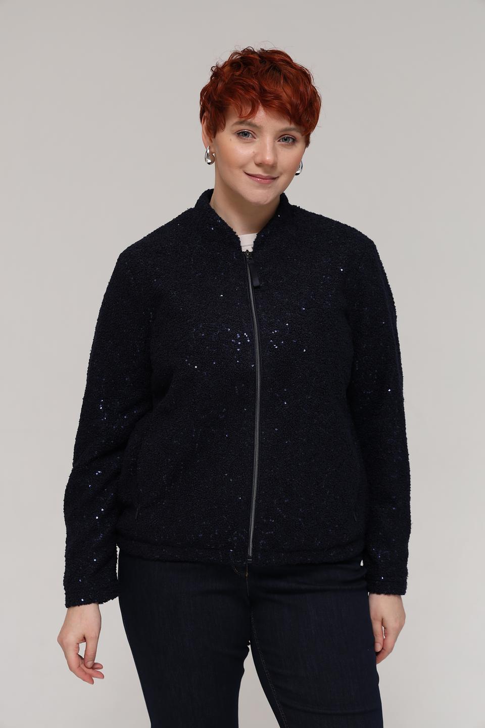 Жакет Rabe collection чёрный с блестками