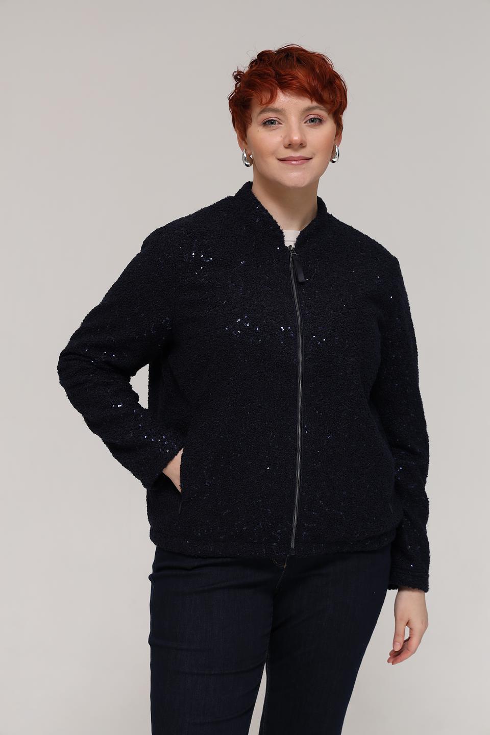 Жакет Rabe collection чёрный с блестками