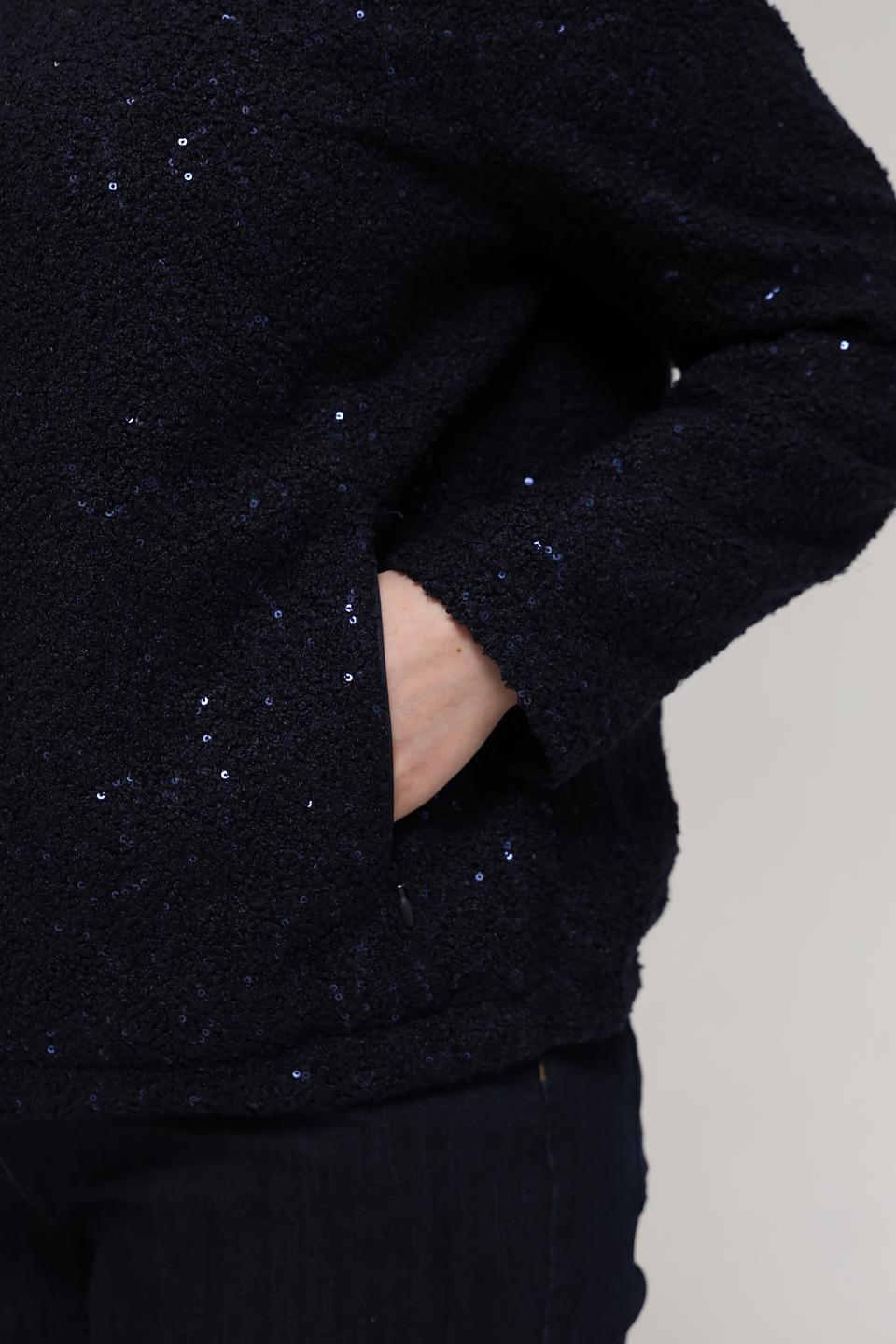 Жакет Rabe collection чёрный с блестками