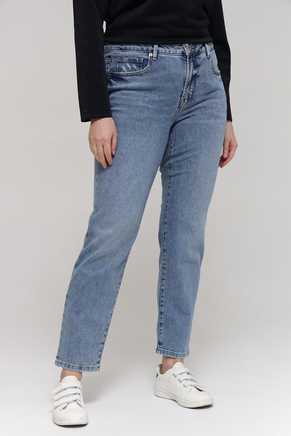 Джинсы Marc Aurel прямого кроя голубые