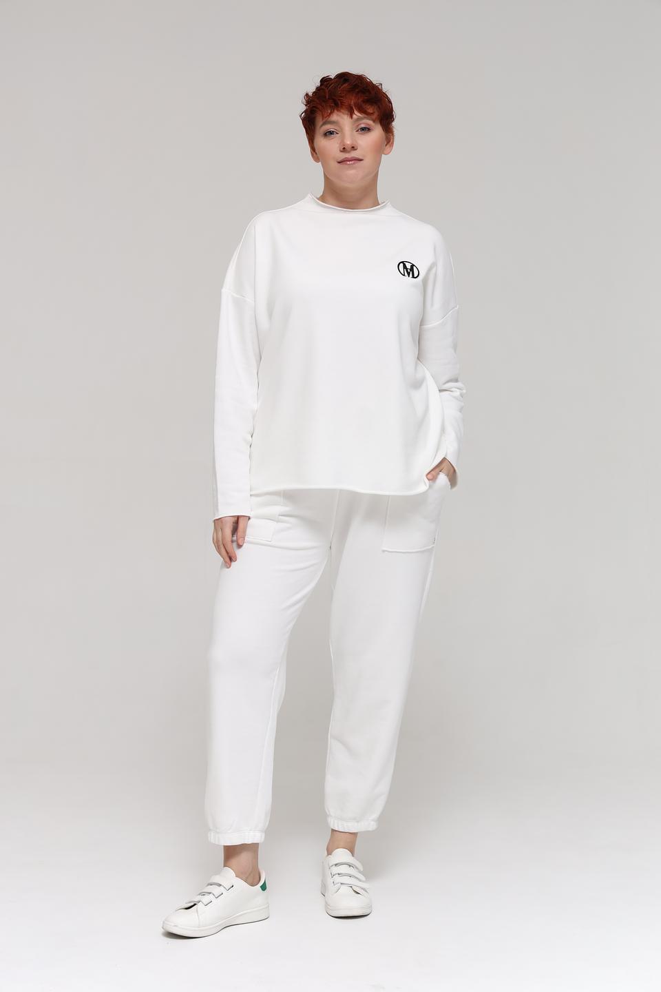 Брюки спортивные Marc Aurel белые