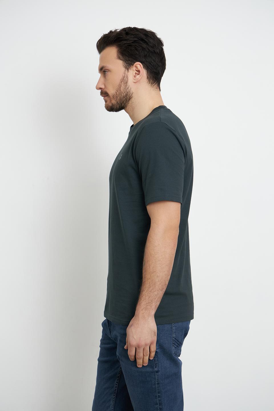 Футболка Marc O Polo men тёмно-зелёная