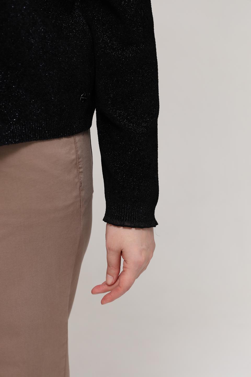 Жакет Marc Cain с блестками чёрный