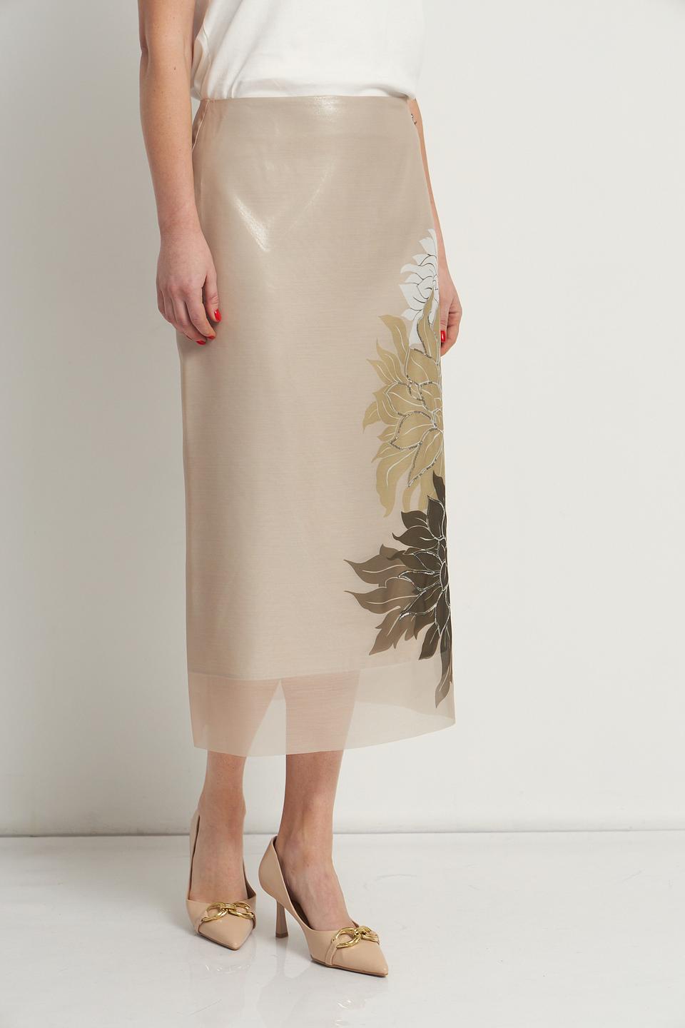 Юбка Marc Cain с цветочным принтом