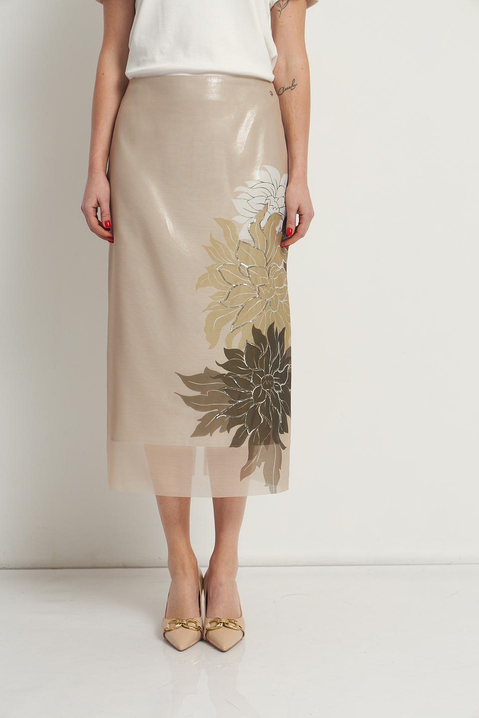 Юбка Marc Cain с цветочным принтом