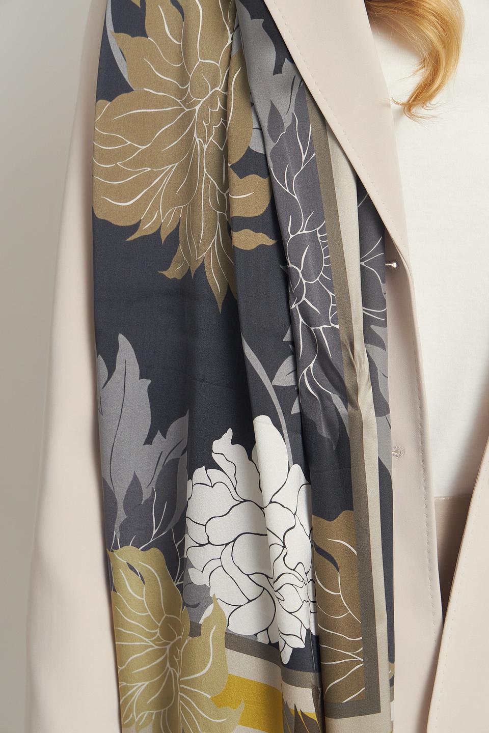 Шарф Marc Cain с цветочным принтом