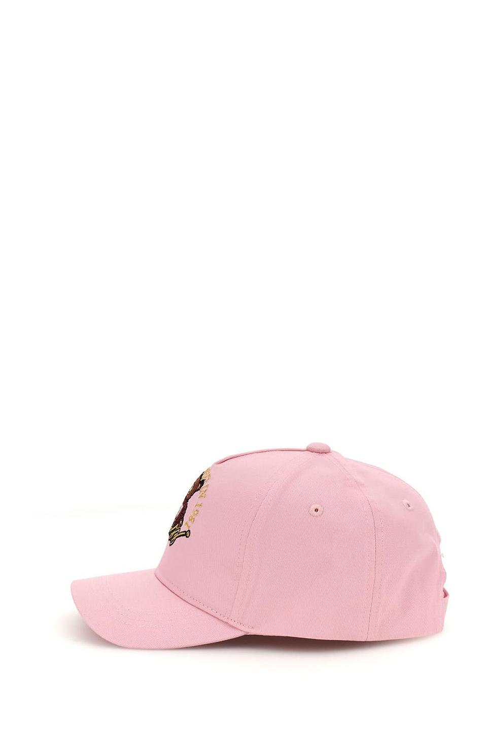 Кепка Guess с медведем розовый