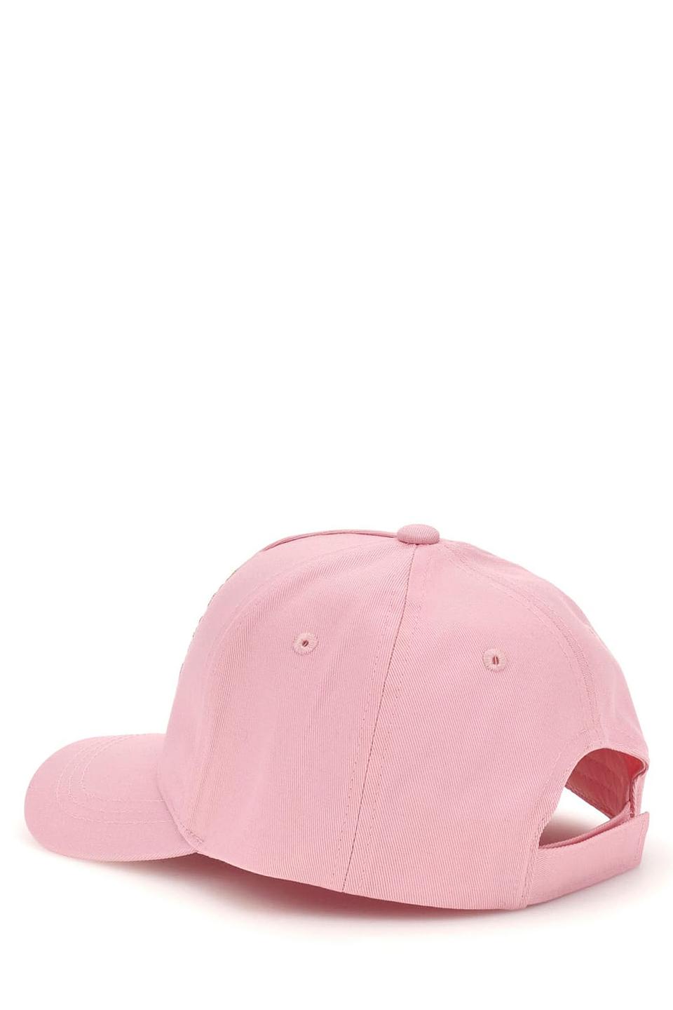 Кепка Guess с медведем розовый