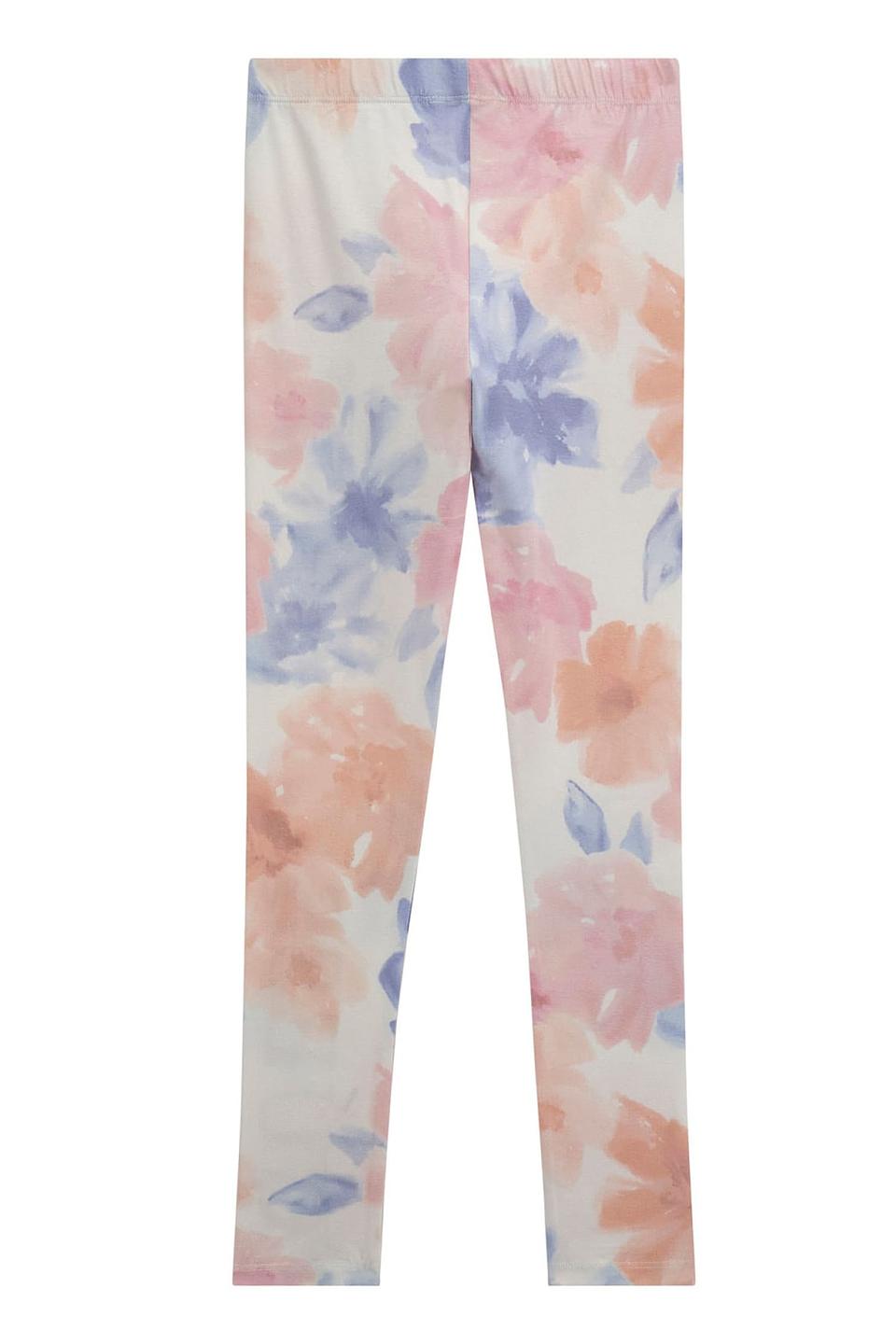 Джинсы Guess дев. с цветочным принтом