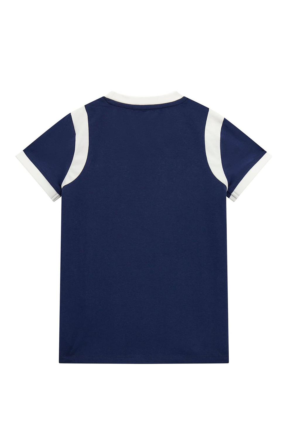 Футболка Guess логотип синяя