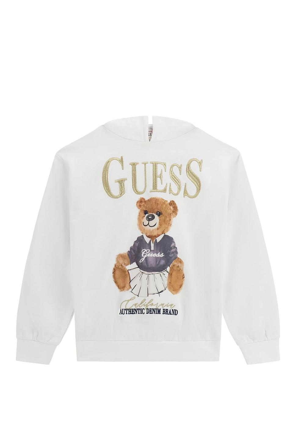 Джемпер Guess с медведем белый