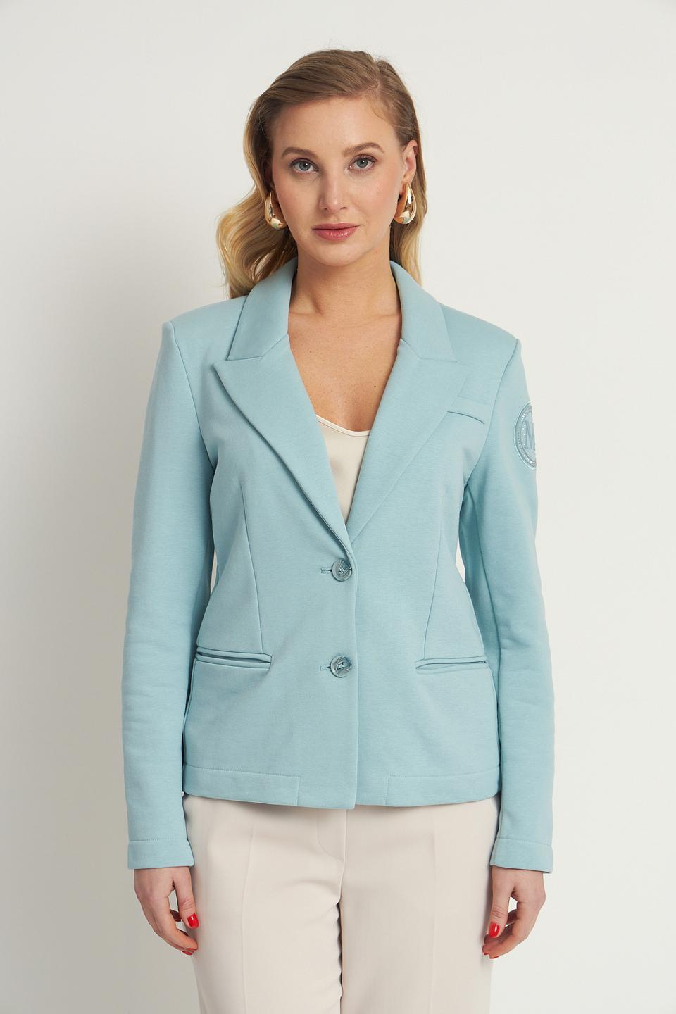 Жакет Monari приталенный голубой