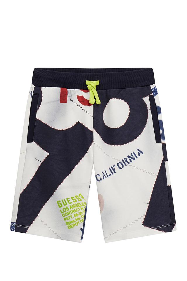 Брюки Guess с принтом разноцветные