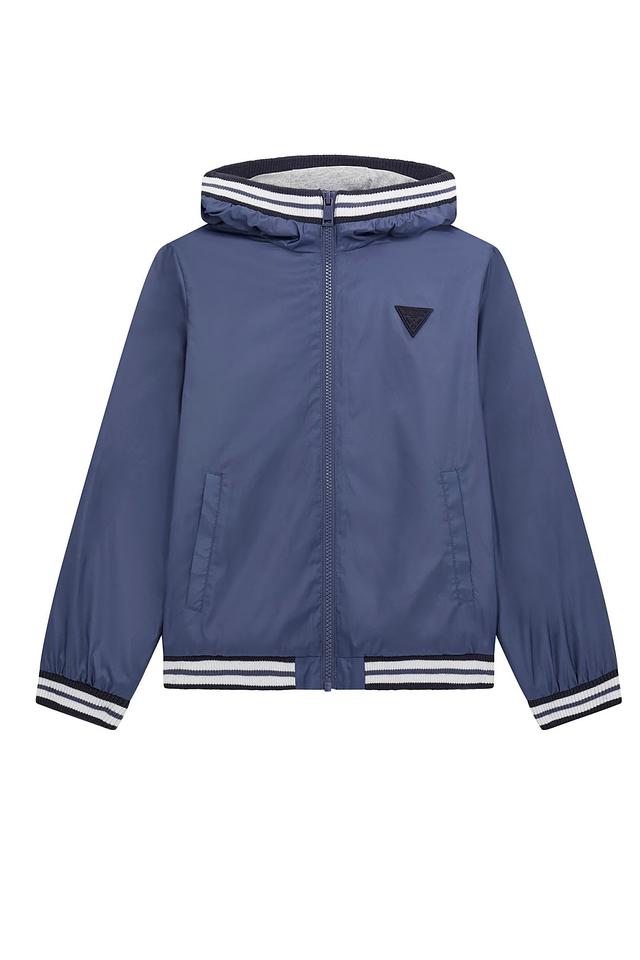 Куртка Guess синяя с логотипом