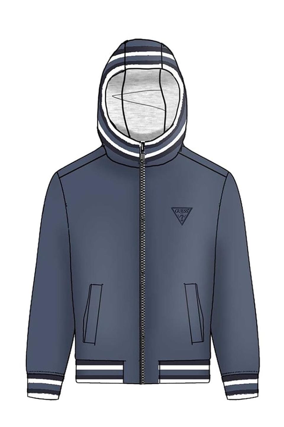 Куртка Guess синяя с логотипом