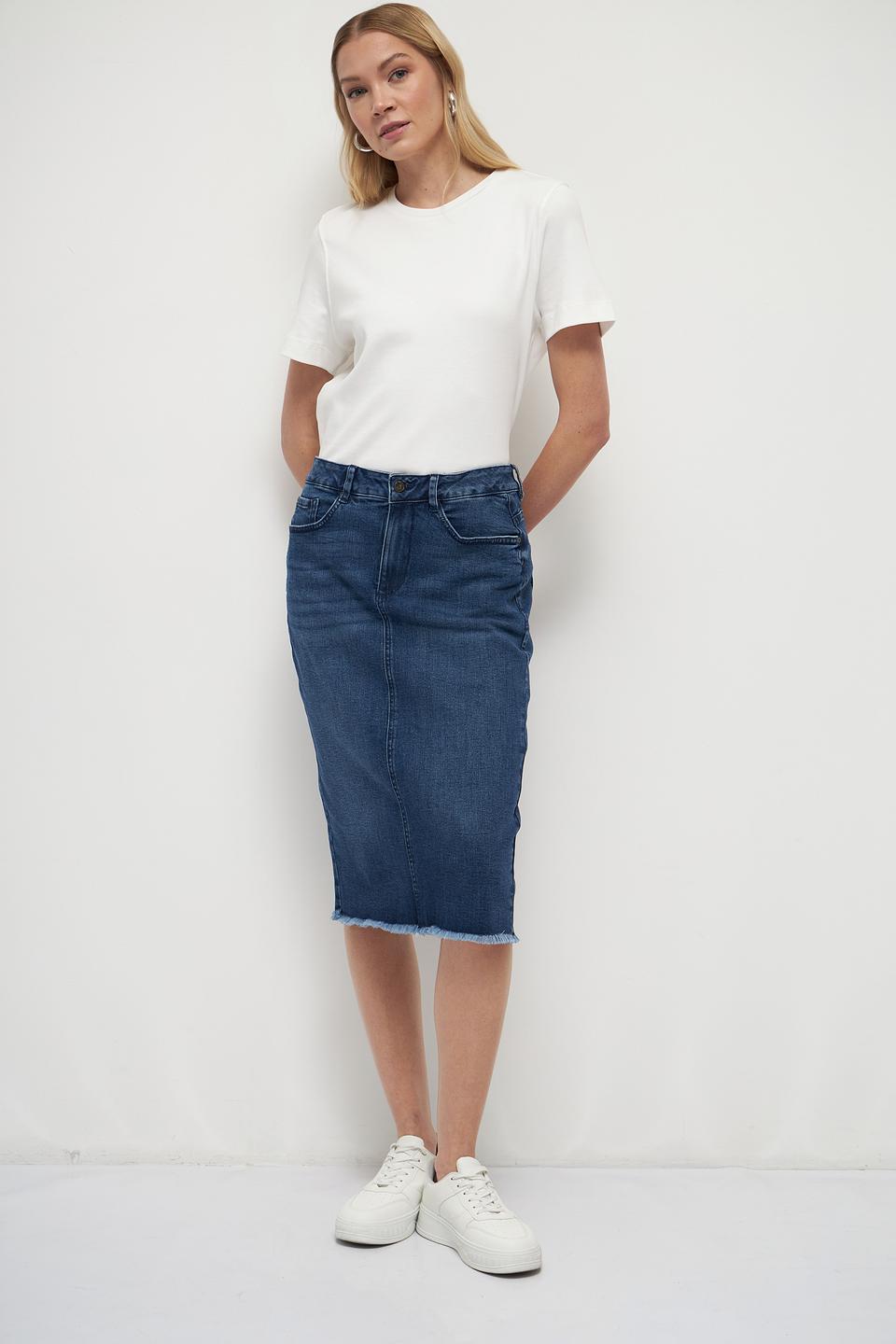 Юбка джинсовая Tom Tailor