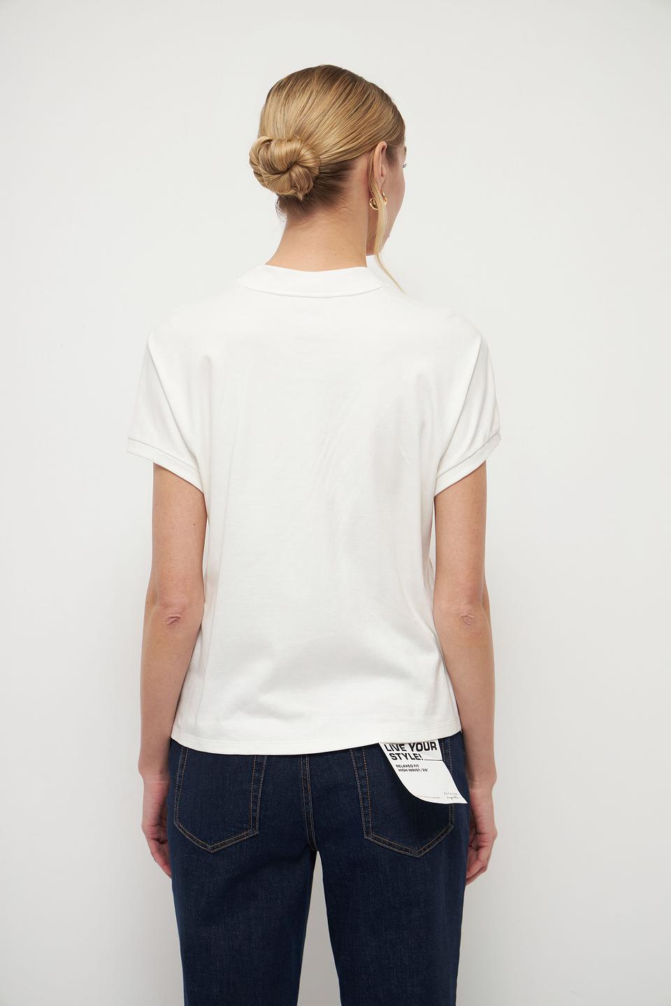 Футболка Marc Cain с принтом кота