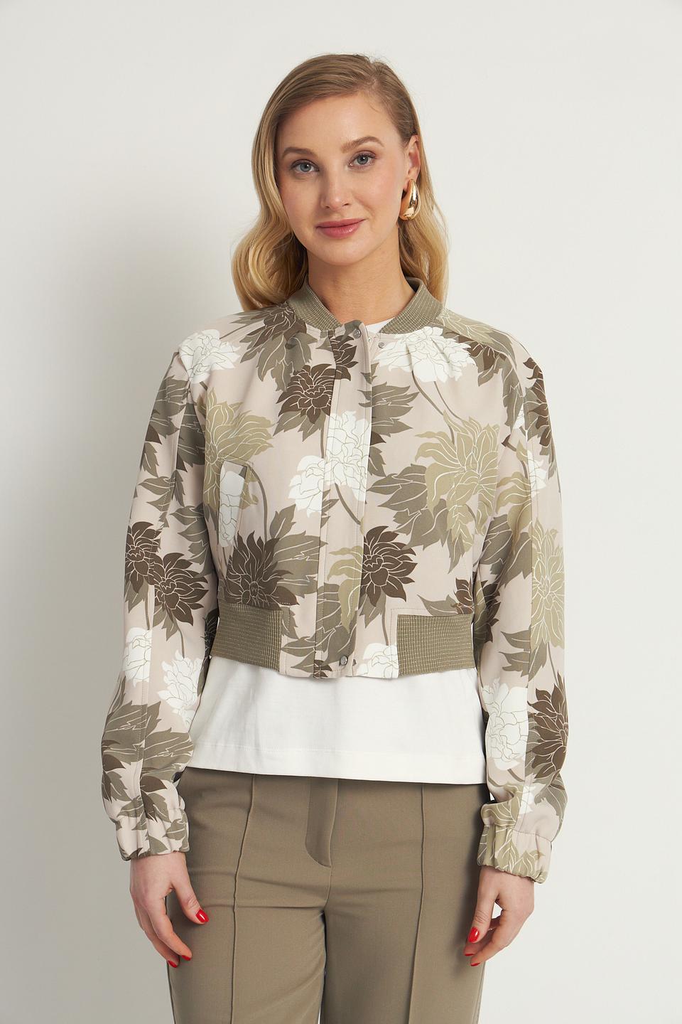 Жакет Marc Cain с цветочным принтом