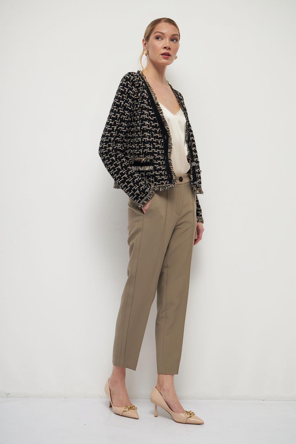 Брюки классические Marc Cain хаки