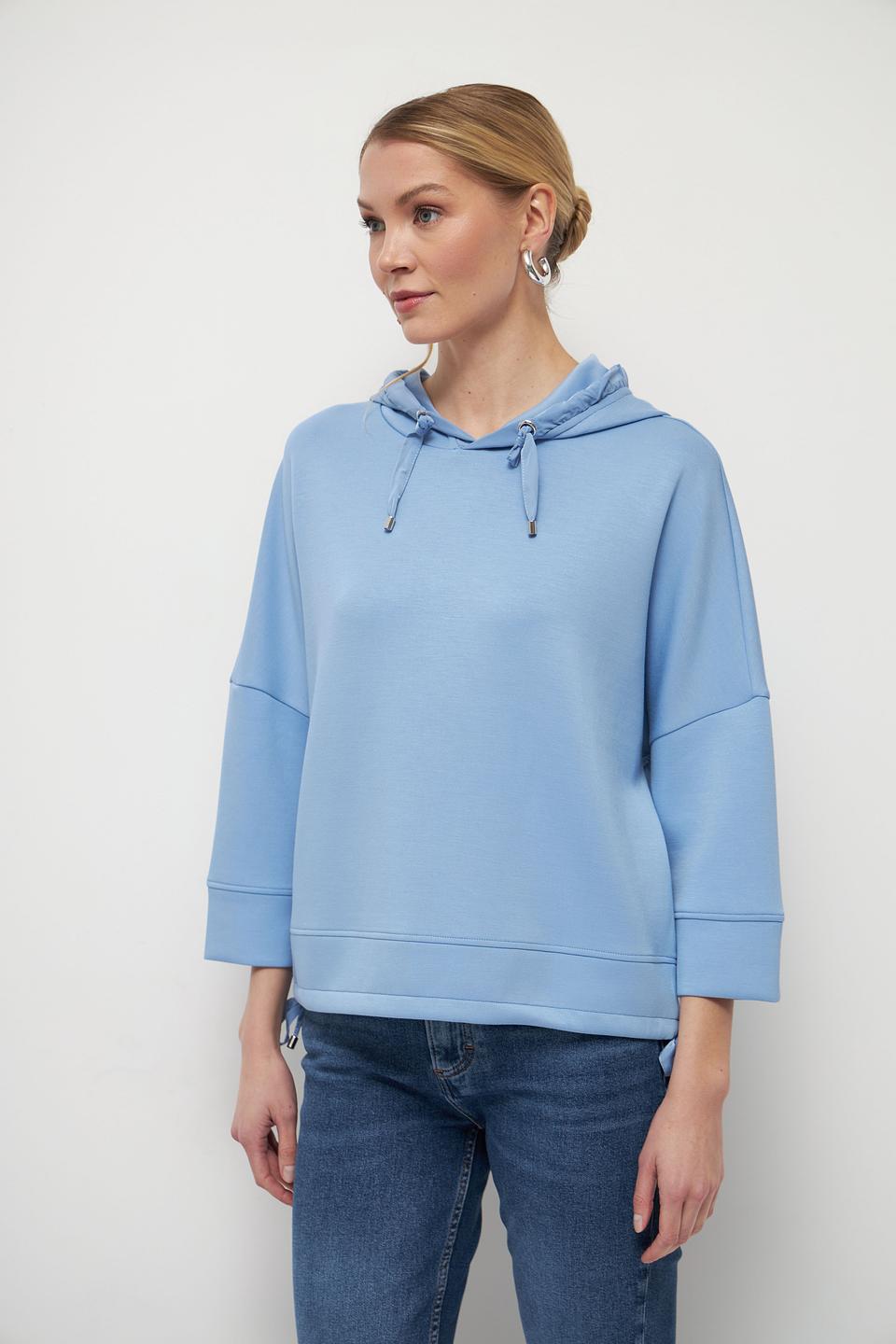 Толстовка Tom Tailor голубая с капюшоном
