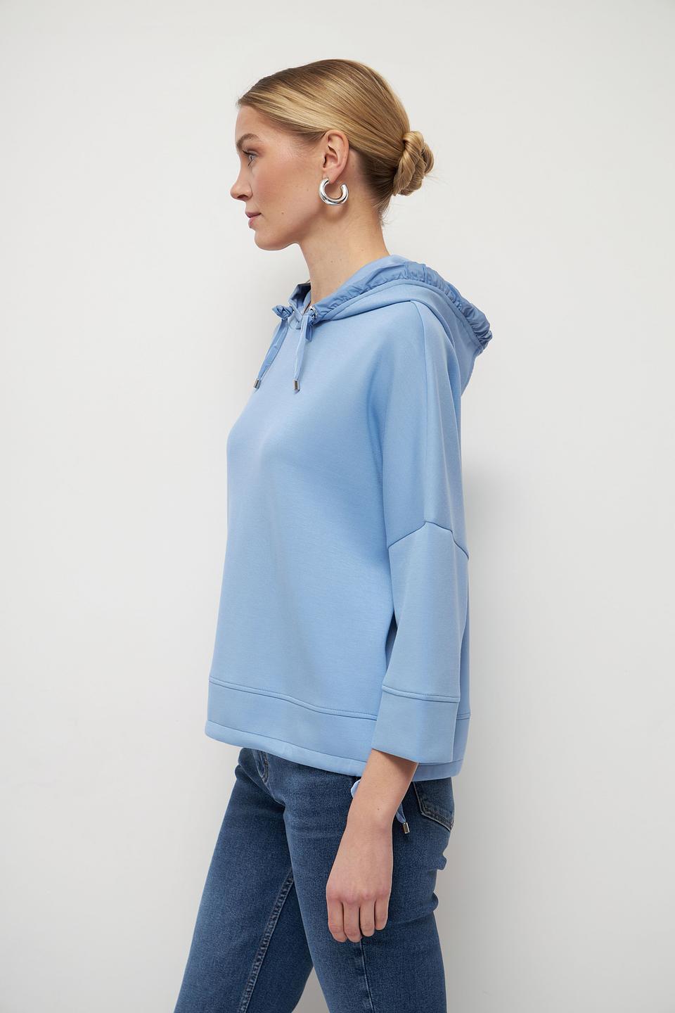 Толстовка Tom Tailor голубая с капюшоном