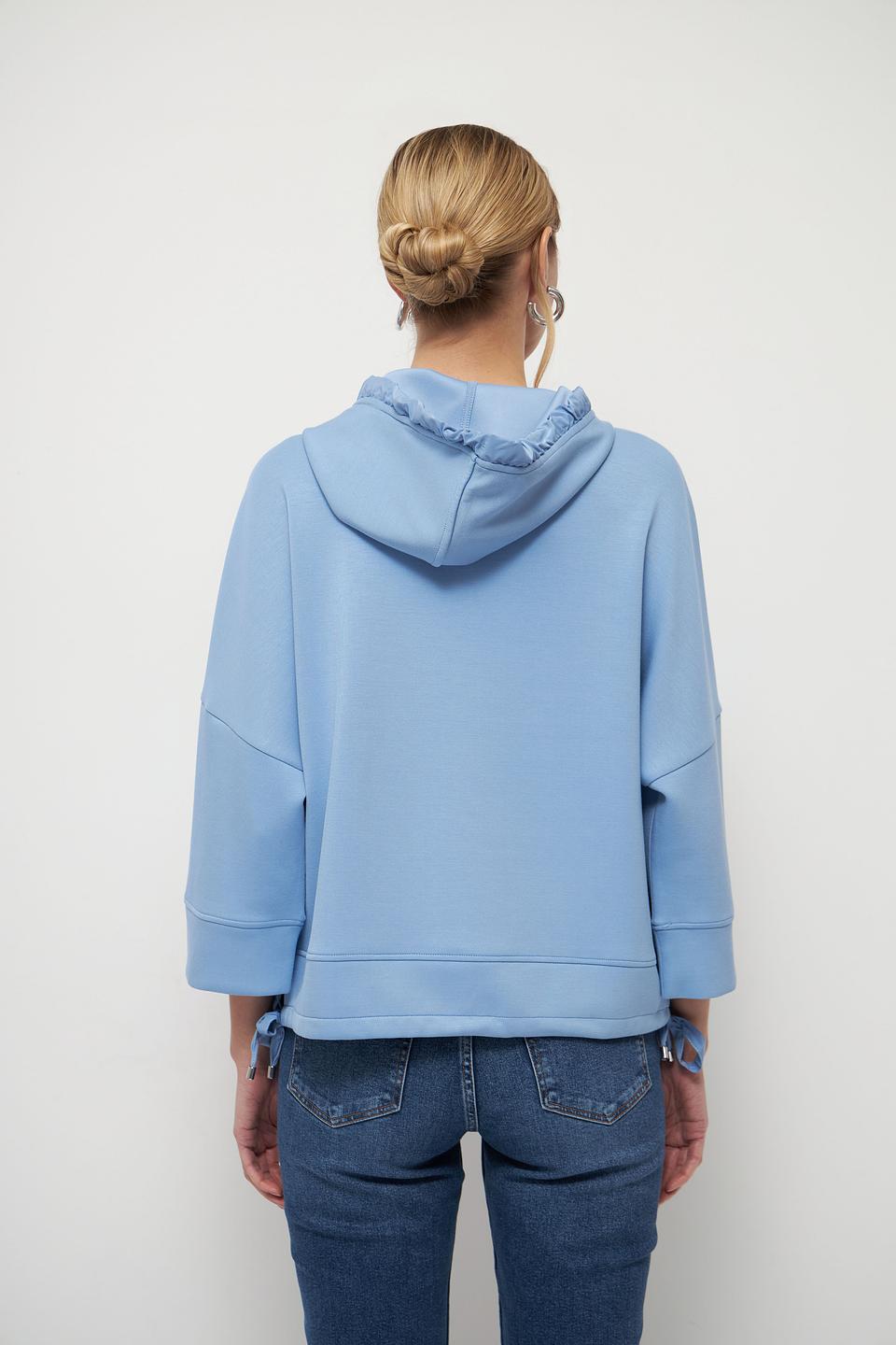 Толстовка Tom Tailor голубая с капюшоном