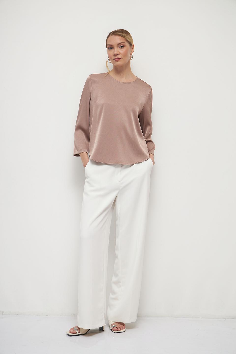 Блуза Luisa Cerano коричневая