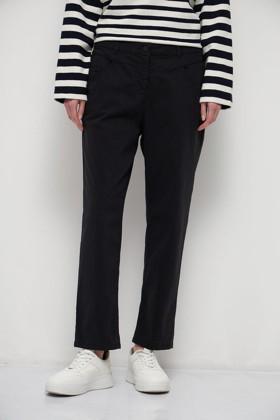 Джинсы классические Luisa Cerano чёрные