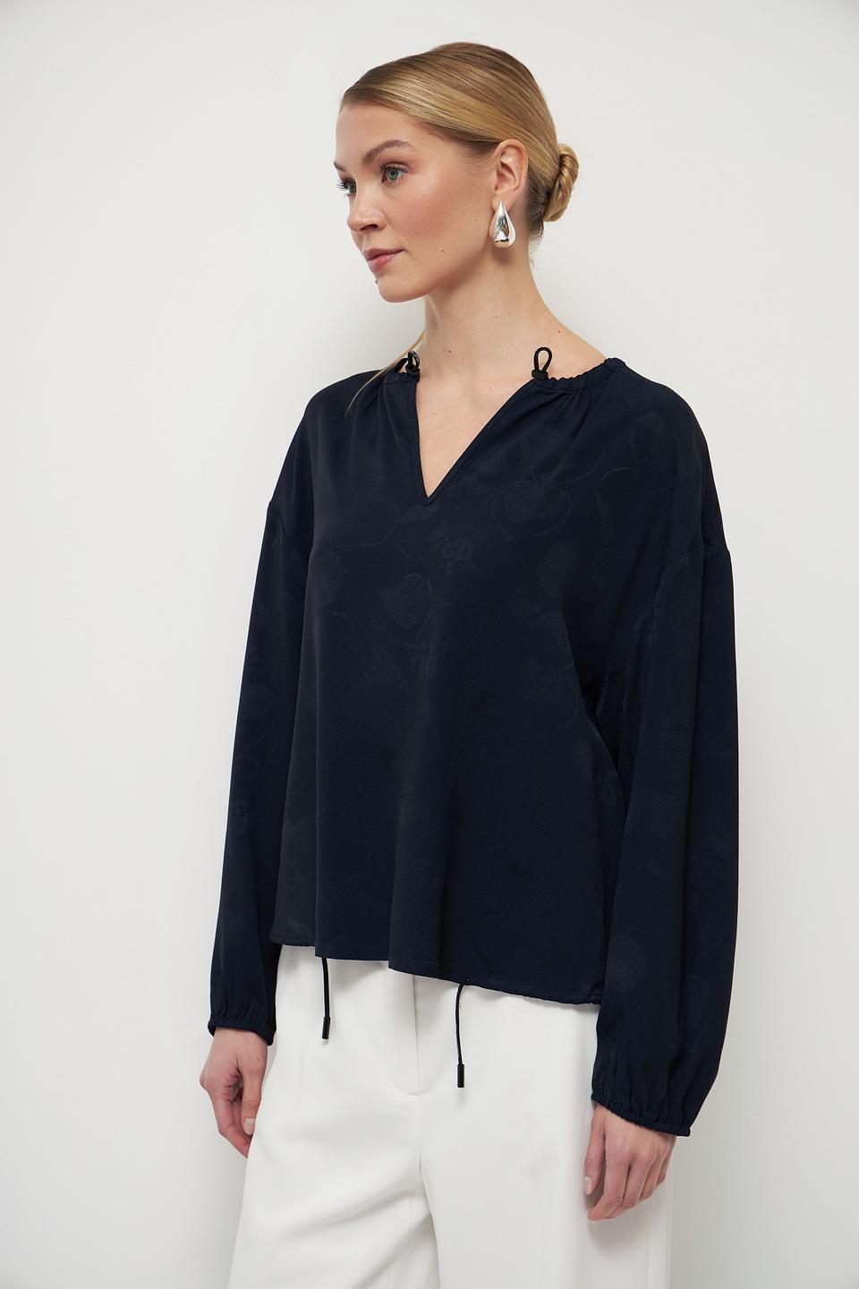 Блузка Marc Cain с цветочным принтом