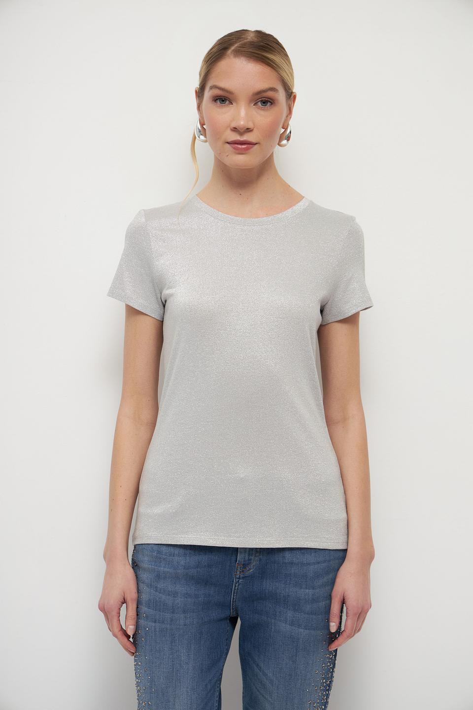 Футболка Marc Aurel с блеском серебристый