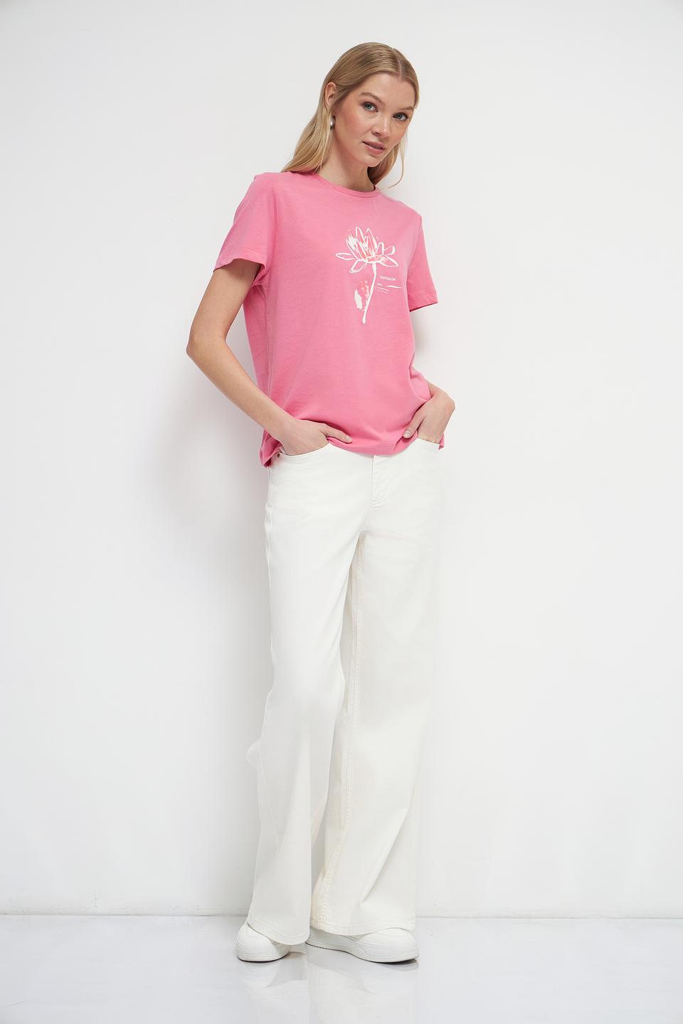 Футболка Tom Tailor с цветочным принтом