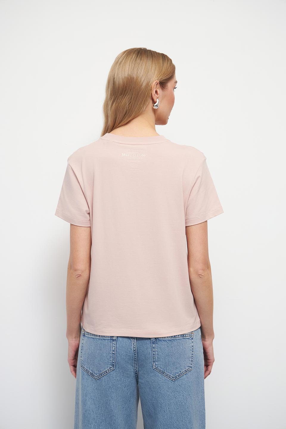 Футболка Marc O Polo с принтом розовая